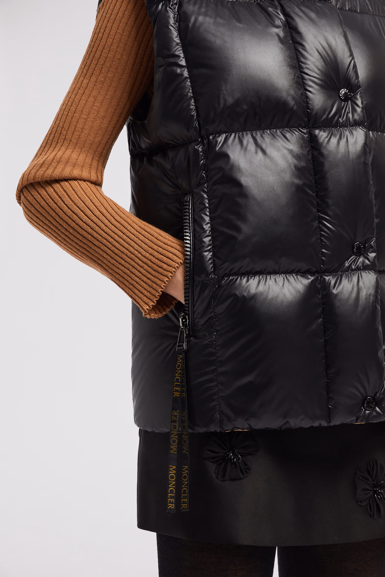 Doudoune sans manches Luzule à capuche Femmes Noir Moncler 6
